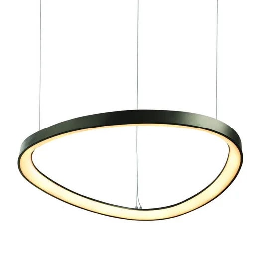 ACA Lighting závěsné svítidlo LED 44W CCT 4670lm HARMONY černá, hliník IP20 BR97LEDP60BKCCT