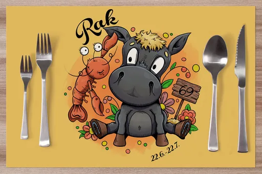 Prostírání Koňská znamení – rak