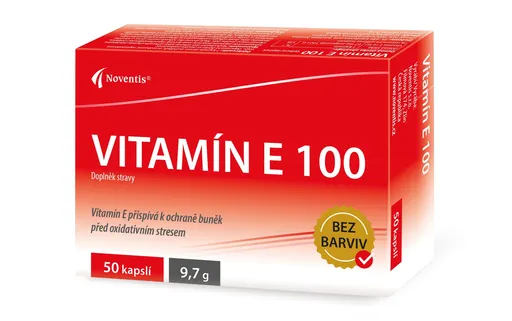 Noventis Vitamin E 100 50 kapslí