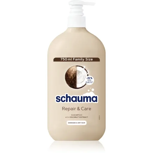 Schwarzkopf Schauma Repair & Care šampon pro suché a poškozené vlasy s kokosem 750 ml