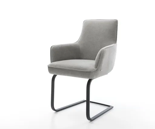 Jídelní židle Heira-Flex s područkami strukturovaná látka Měkký