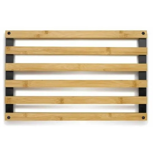 Kela Podložka Kiril, bambus, černá, 38 x 24 cm