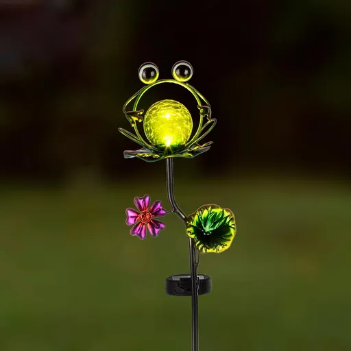 Haushalt international Solární zahradní zápich Žába