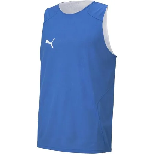 Puma DACH PRACTISE JERSEY Oboustranný pánský dres, modrá, velikost