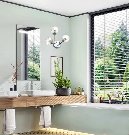 Nástěnná lampa chromová nástěnná lampa 3xE14 Best