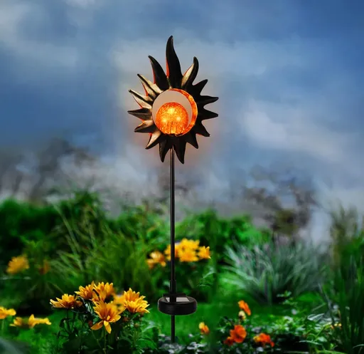 Haushalt international Solární zahradní zápich Slunce