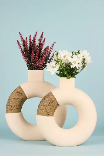 Sada dekorativních květináčů (2 kusy) BK010