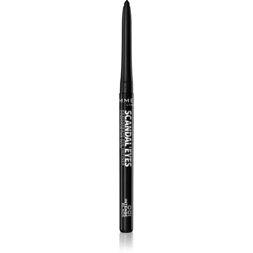 Rimmel Scandal'Eyes automatická tužka na oči odstín 001 Black 0.35 g