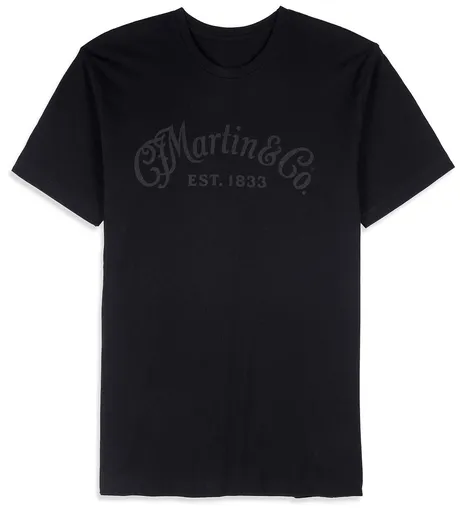 Martin Men's Tee Tone on Tone Black M