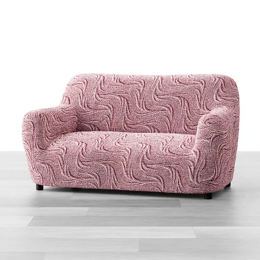 Bielastické potahy BRILLANTE bordó dvojkřeslo (š. 120 - 160 cm)