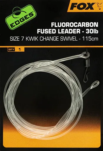 Fox Návazec Fluorocarbon Fused leader 115cm 30lb - vel.10,Fox Návazec Fluorocarbon Fused leader 115cm 30lb - vel.10