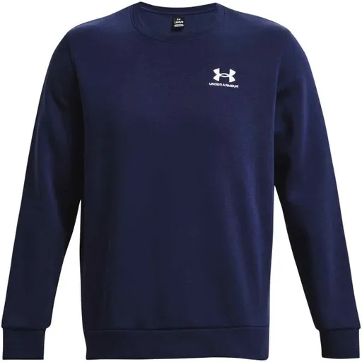 Under Armour ESSENTIAL FLEECE CREW Pánská mikina, tmavě modrá, velikost M