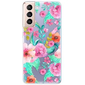 iSaprio Flower Pattern 01 pro Samsung Galaxy S21 (flopat01-TPU3-S21)