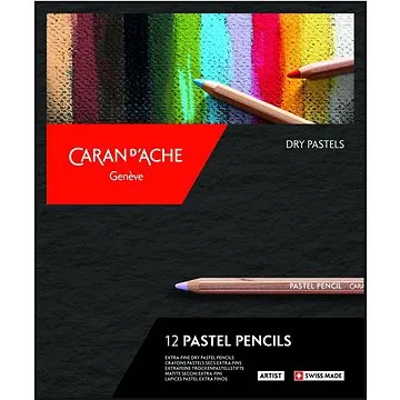 CARAN D'ACHE Umělecké pastely v tužce 12 barev (788.312)