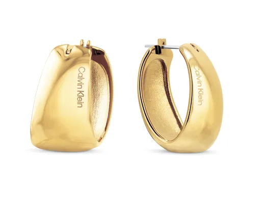 Calvin Klein Elegantní pozlacené náušnice Modern Purity 35000832
