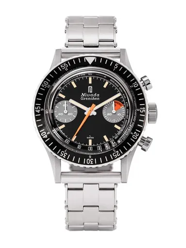 Nivada Grenchen Chronomaster Orange Boy SL Inter. Bezel - Manual - Oyster