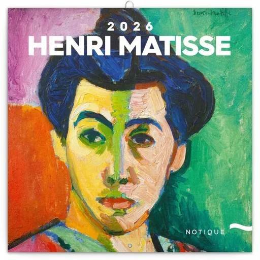Kalendář 2026 poznámkový: Henri Matisse, 30 x 30 cm