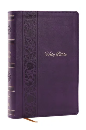 NKJV Bible: Personal Size Giant Print, Purple Leathersoft, Holy Bible, Red Letter, Comfort Print: New King James Version - Thomas Nelson
