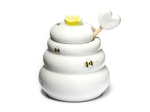 Dóza na med s dřevěnou naběračkou GADGET MASTER Honey Pot