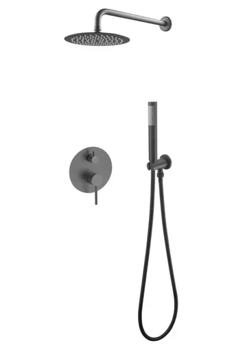 BESCO Podomítkový sprchový set SLIM DECCO/ILLUSION II Grafitová BABPDIIIGR