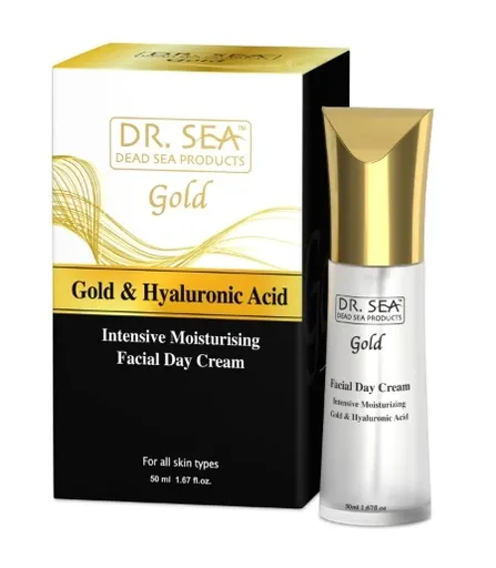 Intenzivní denní krém s kosmetickým zlatem a kyselinou hyaluronovou - 50ml - Dr. Sea