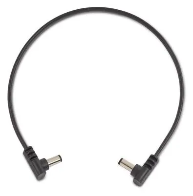 Rockboard Flat Power Cable - Black 30 cm / 11,81 angled/angled