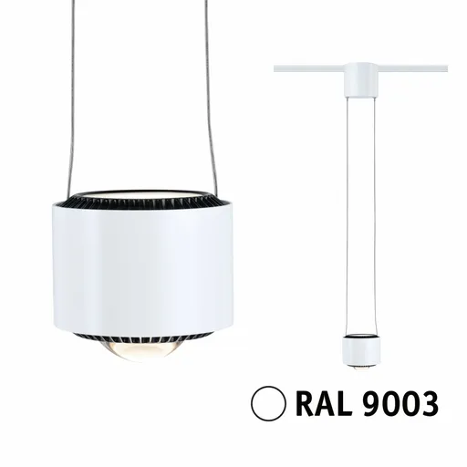 PAULMANN URail LED závěs Aldan / 8,5W 3000K stmívatelné 230V bílá