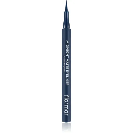 flormar Midnight Matte Eyeliner linka na oči ve fixu s matným efektem odstín 03 Dark Blue 1 ml