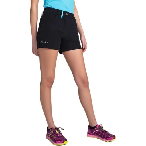 KILPI BREE Dámské lehké outdoorové kraťasy, černá, velikost