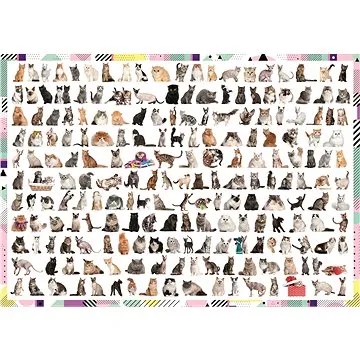 Trefl Puzzle 208 koček 1000 dílků (5900511104981)