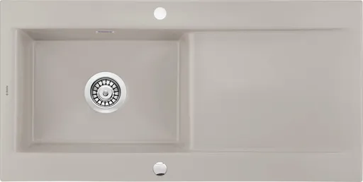 DEANTE Sabor capuccino mat Keramický dřez, 1 bowl s odkapávačem ZCB_C113