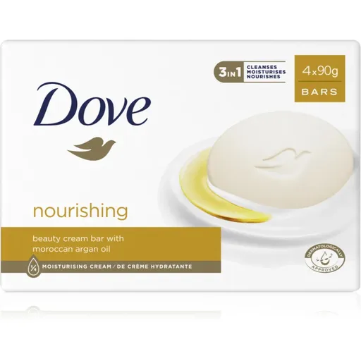 Dove Nourishing Argan krémová tableta na mytí 4x90 g