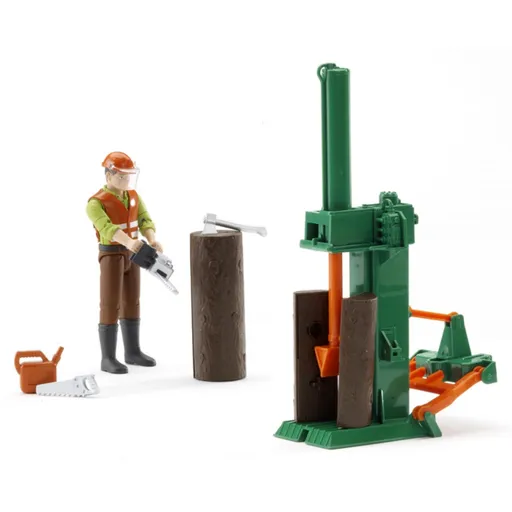 Bruder 62650 Bworld Dřevařský set a figurka