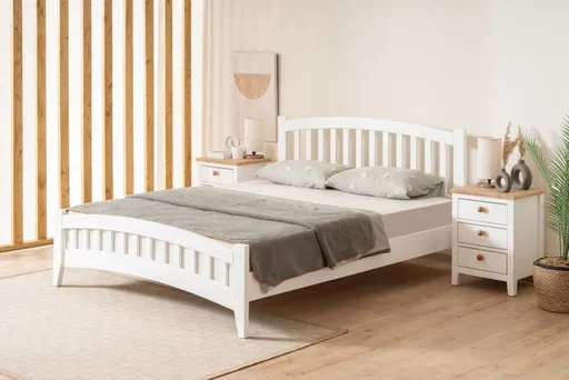 Rám dvoulůžkové postele Lrya Modern Country - 160 x 200