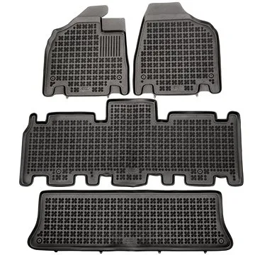 ACI KIA Carnival 06-14 gumové koberečky černé s vyšším okrajem (7 míst/sada 4 ks) (8362X11)