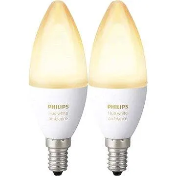 Philips Hue White Ambiance 6W E14 set 2ks (929002294404)