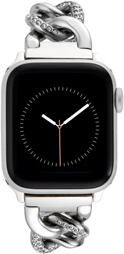 Anne Klein Ocelový tah pro Apple Watch 42/44/45/49 mm - Silver WK/1019SVSV