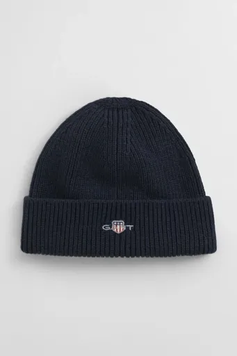 ČEPICE 1-6 LET GANT SMALL ARCHIVE SHIELD BEANIE EVENING BLUE