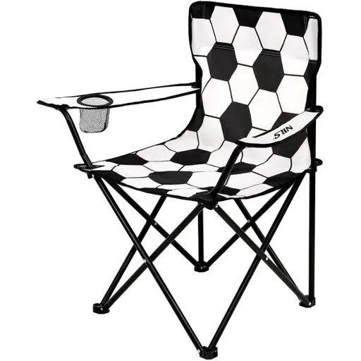 NILS CAMP NC3303 Skládací židle, černá, velikost