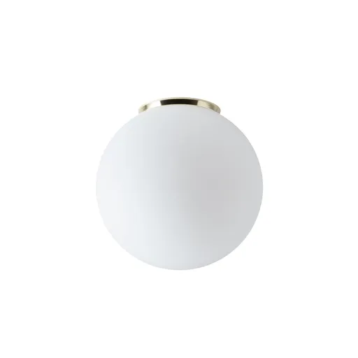 OSMONT STY61739 STYX 3 stropní/nástěnné skleněné svítidlo mosaz leštěná / bílá IP65 4000 K 20W LED DALI