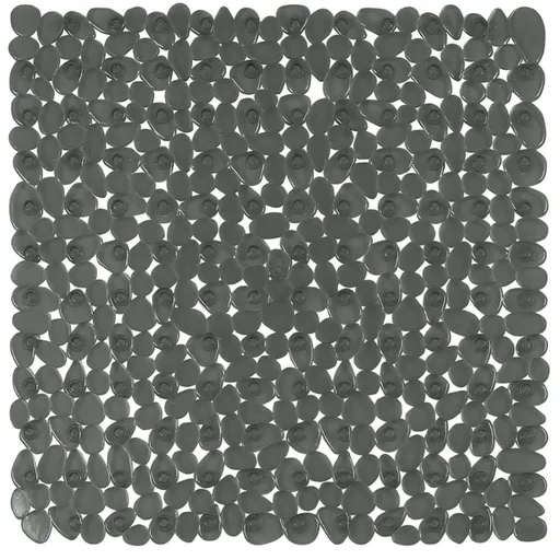 Spirella Protiskluzová podložka do sprchy RIVERSTONE, tmavě šedá, 54 x 54 cm
