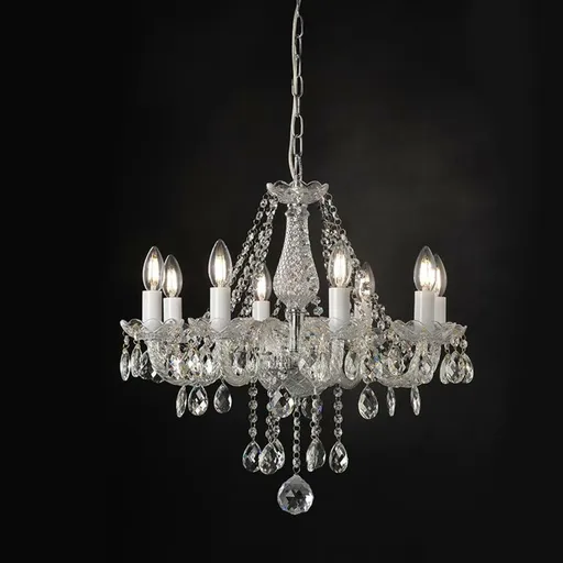 ACA Lighting Crystal závěsné svítidlo BLK80418PCC