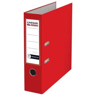 Caesar Office Pořadač pákový A4/75 PP Imperator rado červený (905063)