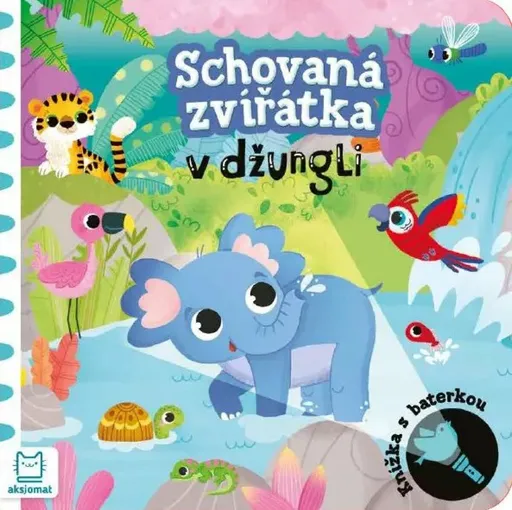 Schovaná zvířátka v džungli - Knížka s baterkou - Graźyna Wasilewicz
