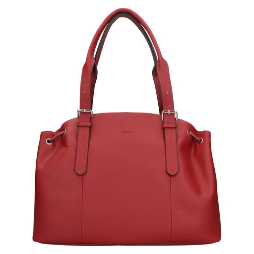 Elegantní dámská kožená kabelka Katana Karens - červená