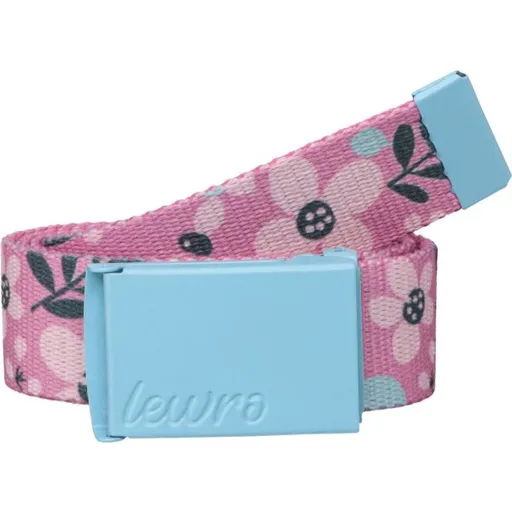 Lewro BOTUM Dětský látkový opasek, růžová, velikost