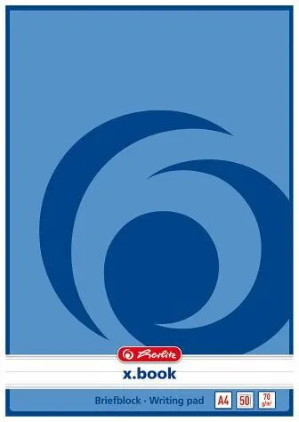 Herlitz - Blok poznámkový A4/50 listů, linka