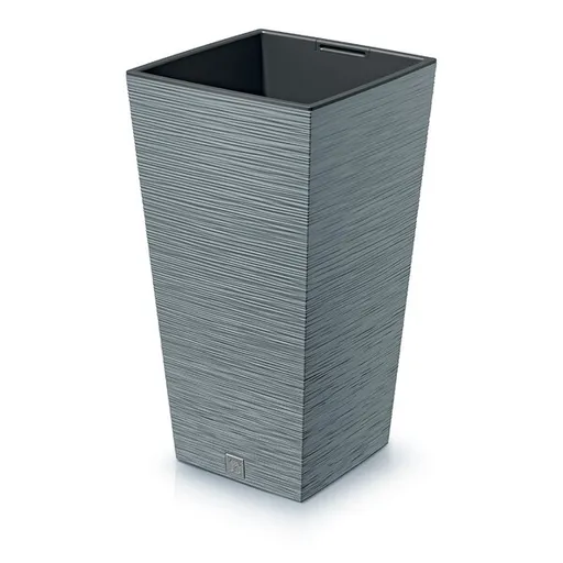 Květináč FURU SQUARE 24 cm, šedá, 24 cm