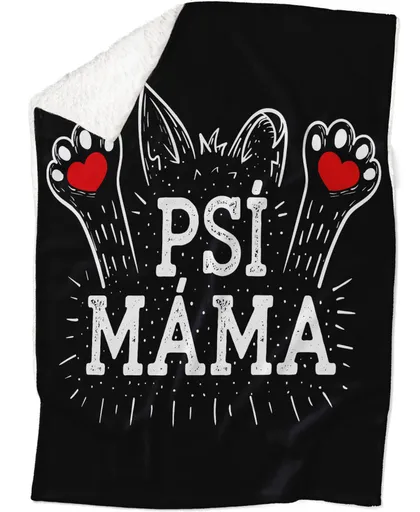 Deka Psí máma – tlapky (Podšití beránkem: ANO)