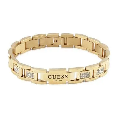 Guess Módní pozlacený náramek Frontiers JUMB01341JWYGT/U
